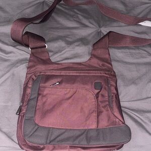 Burgundy Crossbody Tumi Bag